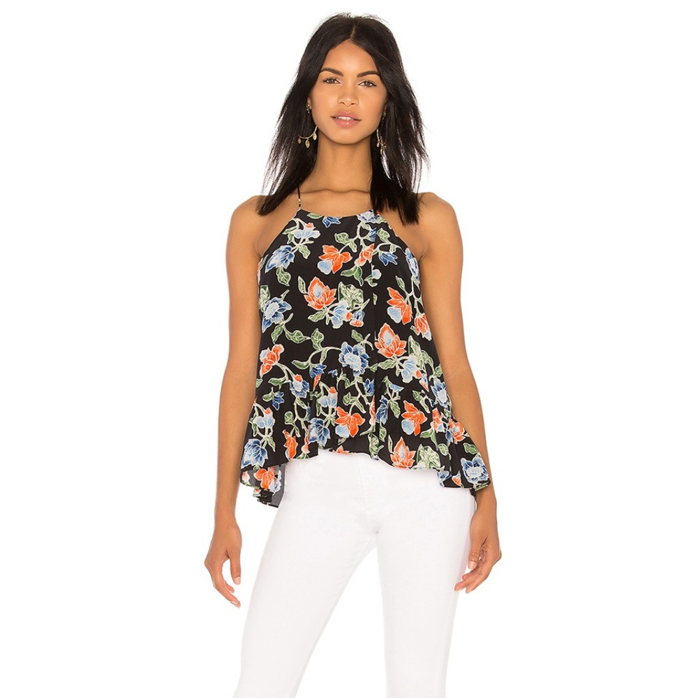 Joie Derwen Ruffle Silk Top NWT